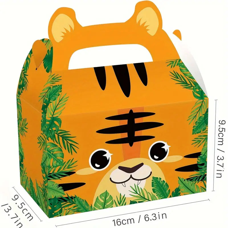 Jungle Animal Goodie Box - 4 Pack