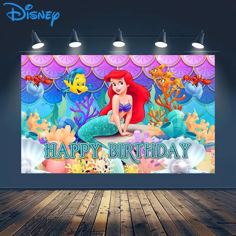 Little Mermaid Wall Banner - Hire