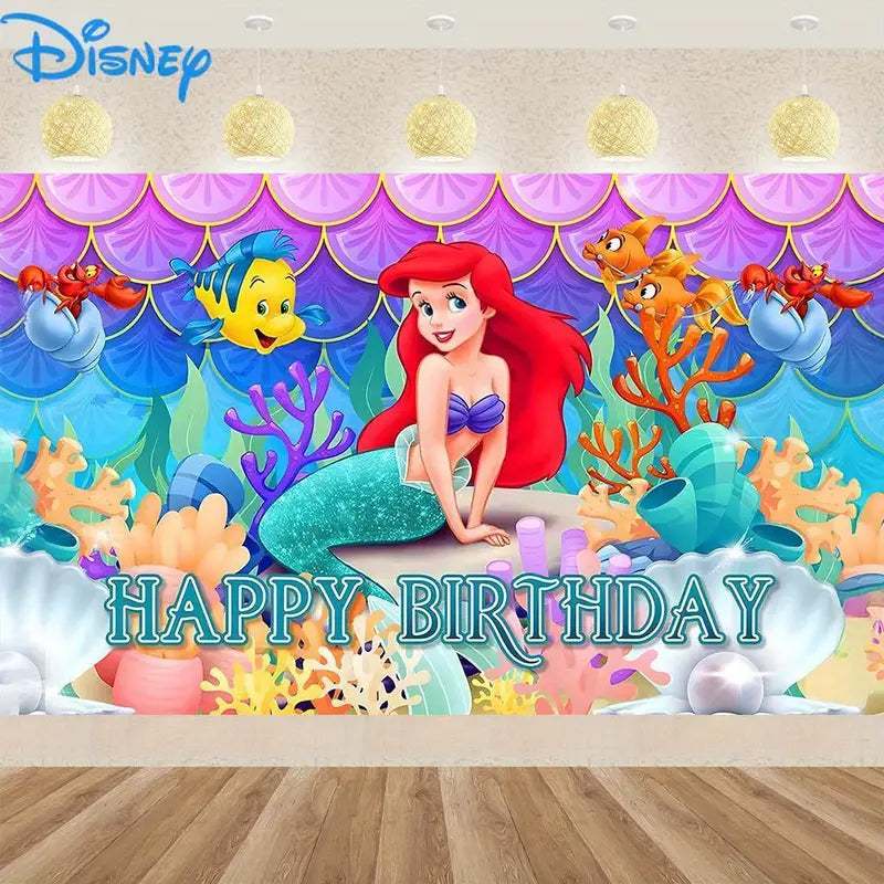 Little Mermaid Wall Banner - Hire