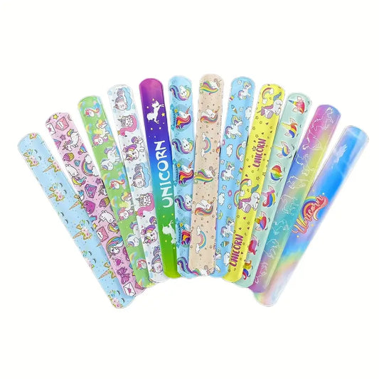 Unicorn Slap Bracelets Wristbands