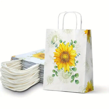 Sunflower Goodie Bags x 4