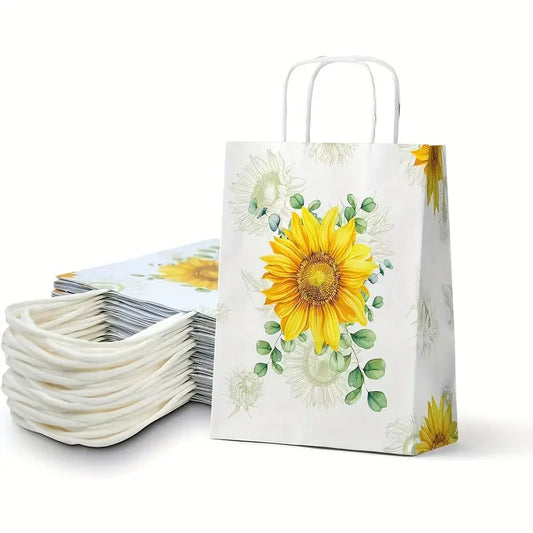 Sunflower Goodie Bags x 4