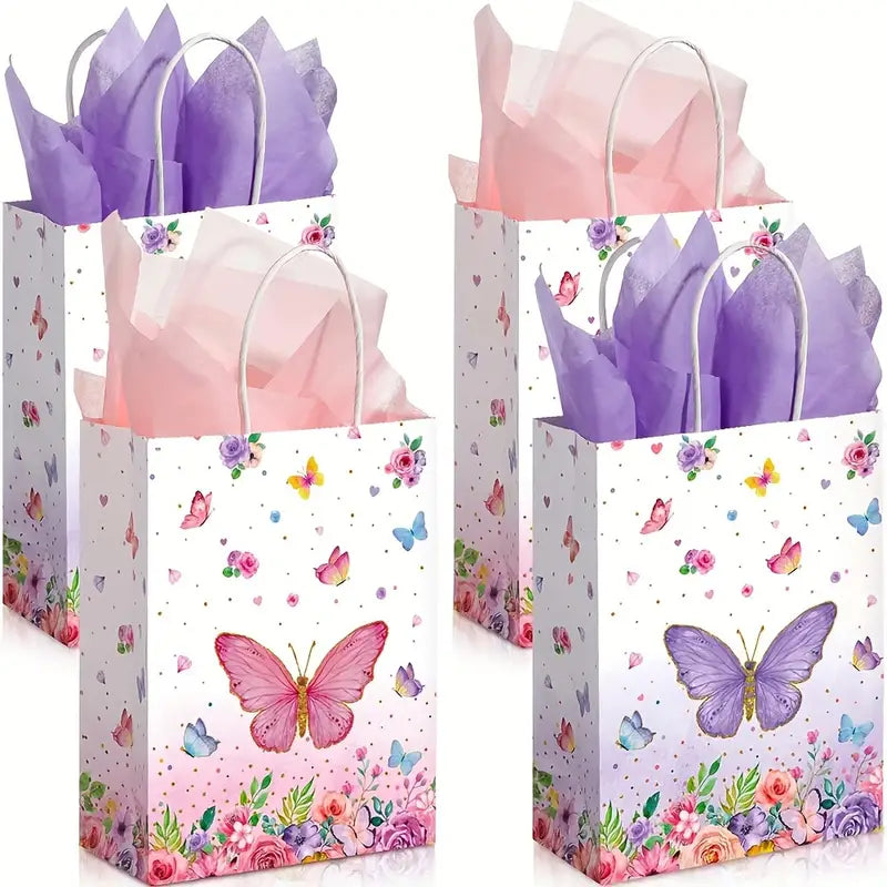 Butterfly Goodie Bags x 4