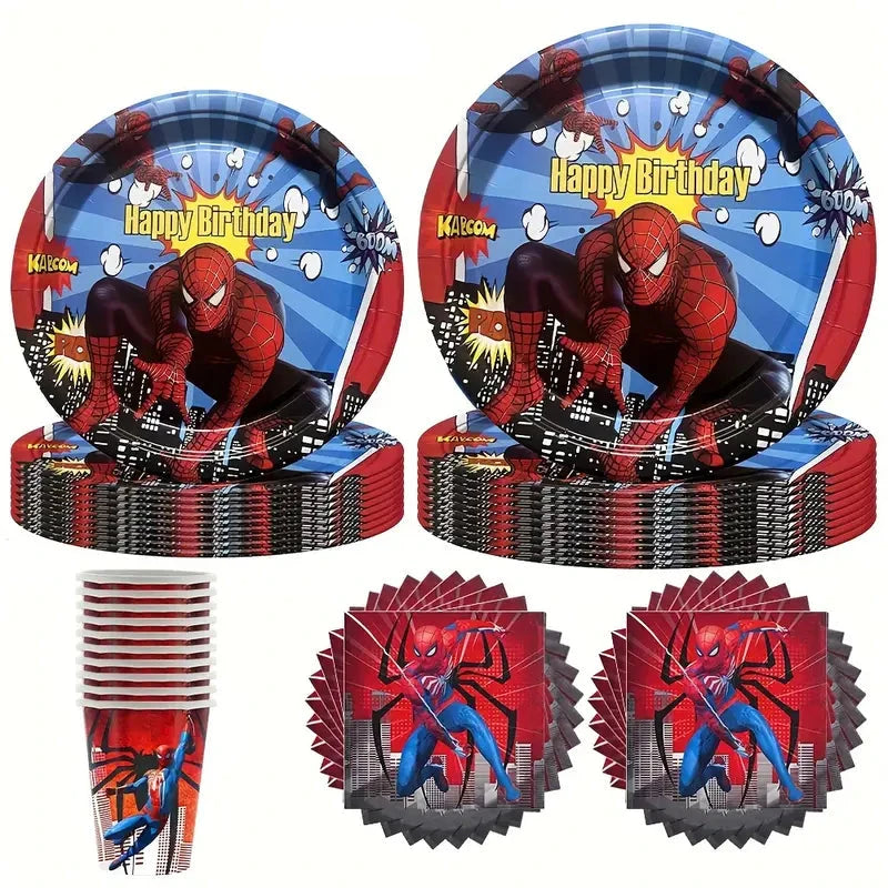 Spider Party Set 4 Pk