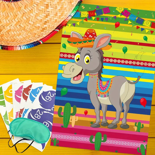 Pin The Tail On The Donkey Party Game