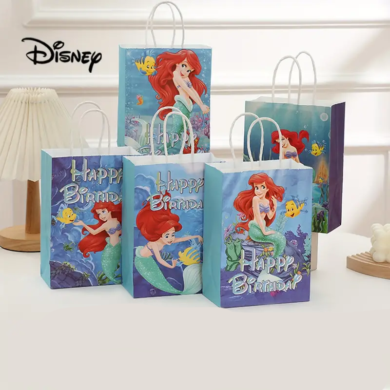 Little Mermaid Goodie Bags x 4