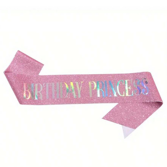 Birthday Princess Pink Sash