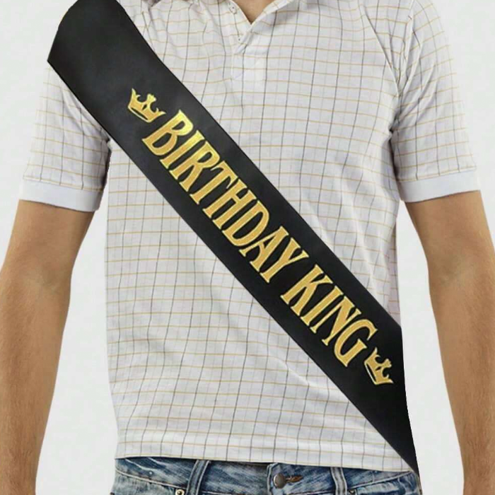 Birthday King Sash