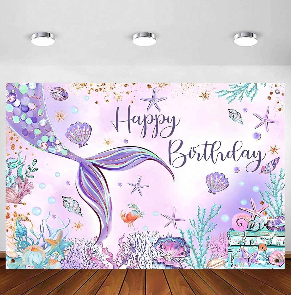 Mermaid Wall Banner - Hire