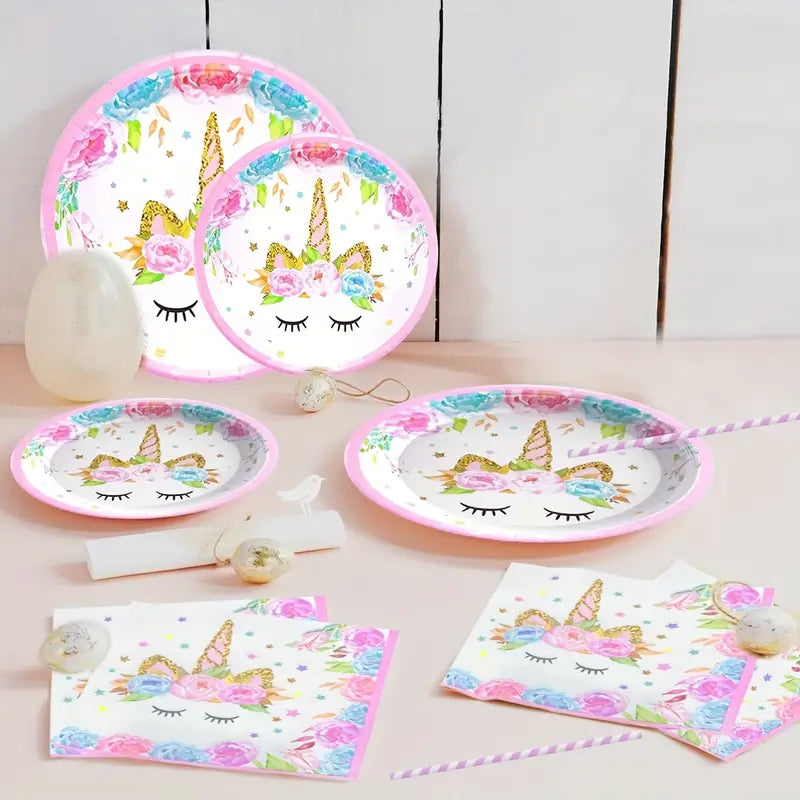 Unicorn Party Set x 4 sets