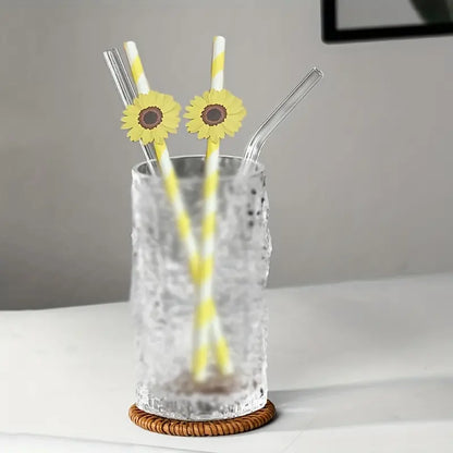 Sunflower Paper Straws