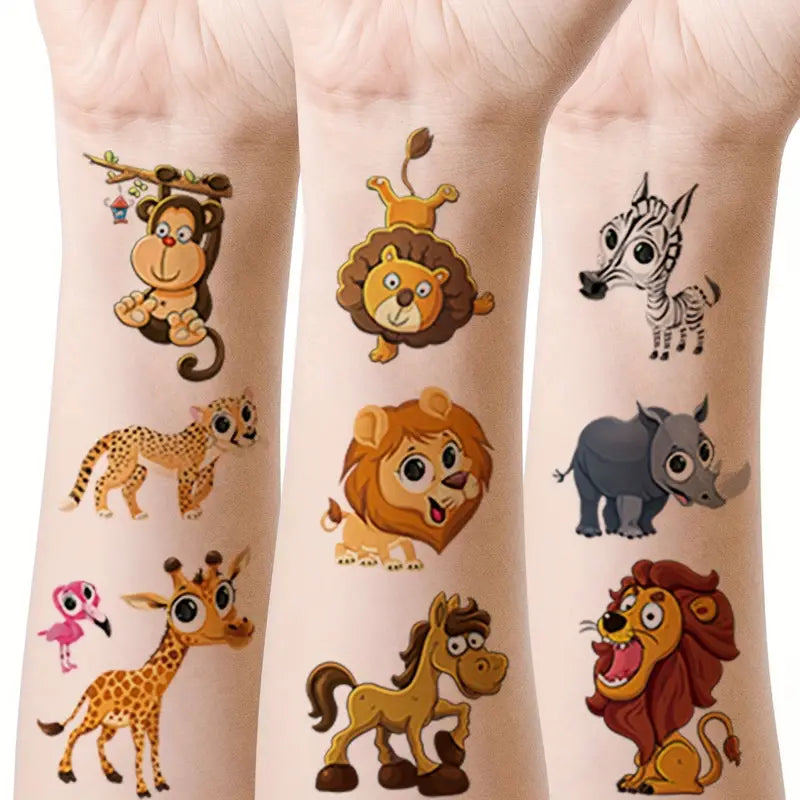 Jungle Animal Temporary Tattoo