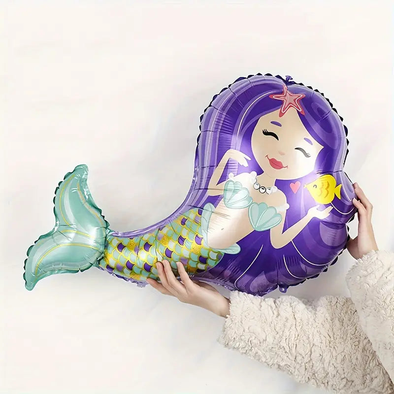 Mermaid Foil Balloons 7pcs