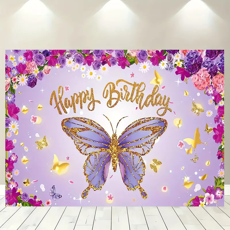 Butterfly Wall Banner - Hire