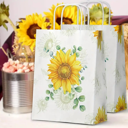 Sunflower Goodie Bags x 4